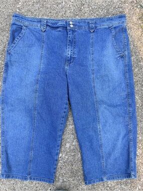 Gloria Vanderbilt 22W Stretch Denim Capri Jeans